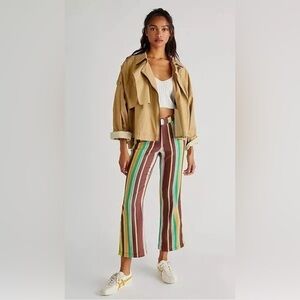 COPY - Free People “La Paz” Straight Leg Pants in Brown Combo